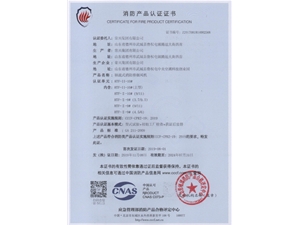 軸流式消防排煙風(fēng)機(jī)消防認(rèn)證證書