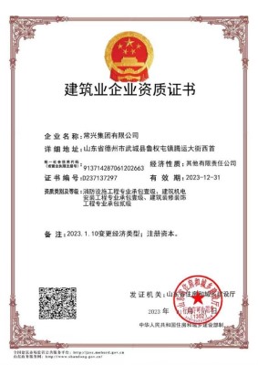 建筑機(jī)電安裝工程專(zhuān)業(yè)承包一級(jí)